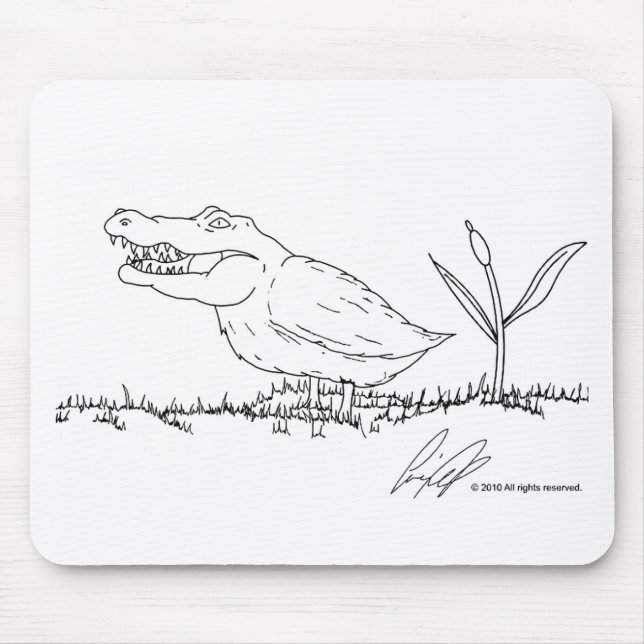Crocoduck mousepad (Vorne)
