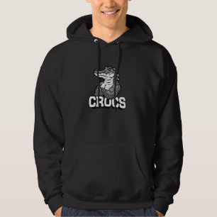 Crocs Fan Animal Wildlife Team Supporter Sports Hoodie