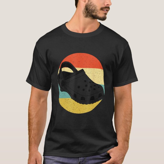Crocs Retro Style Vintag Sunset T-Shirt (Vorderseite)