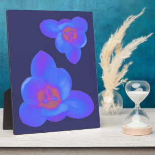 Crocus Blume Hot und Cold Plaque Fotoplatte