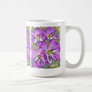 CROCUS BLUME KAFFEE TASSE