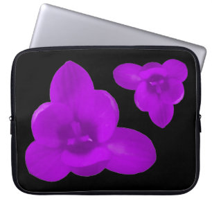 Crocus Blume Lila Laptop Bag Laptopschutzhülle