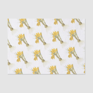 Crocus Blume Muster Seidenpapier