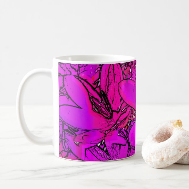 CROCUS-BLUME TASSE (Mit Donut)
