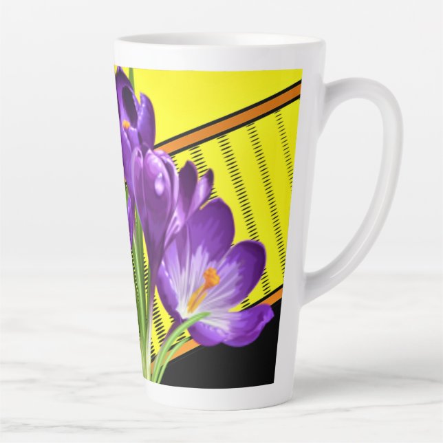 Crocus floral/geometrisch milchtasse (Rechts)