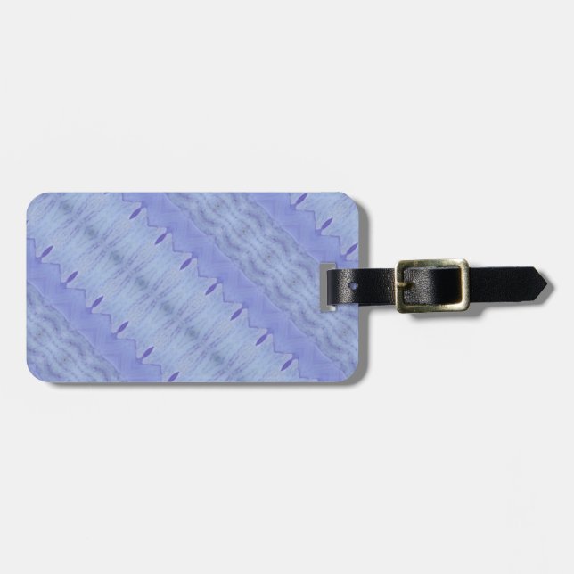 Crocus Ikat 9 Gepäckanhänger (Vorderseite horizontal)