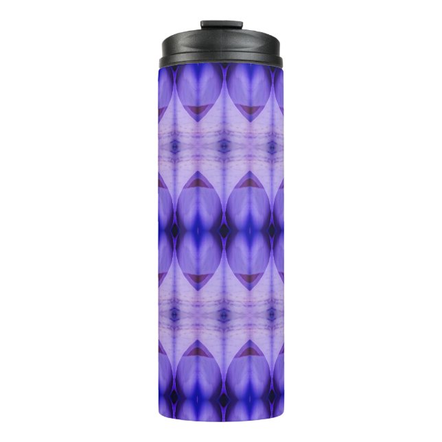 Crocus Ikat Sangria Thermosbecher (Vorderseite)