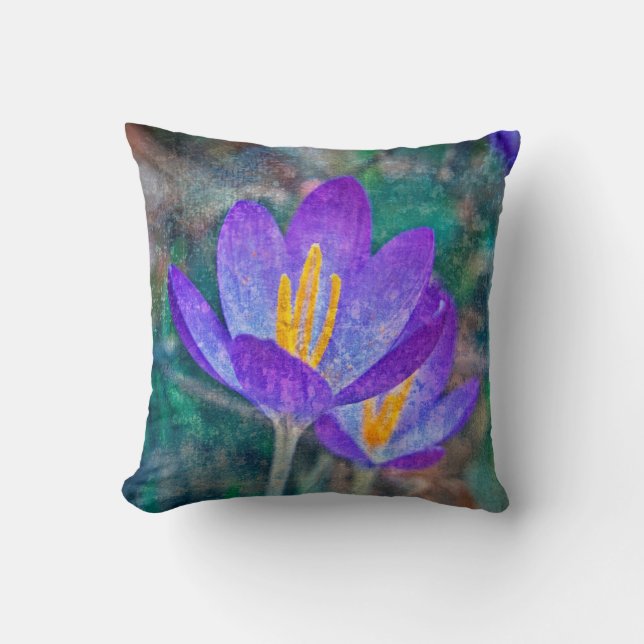 Crocus Kissen (Vorderseite)