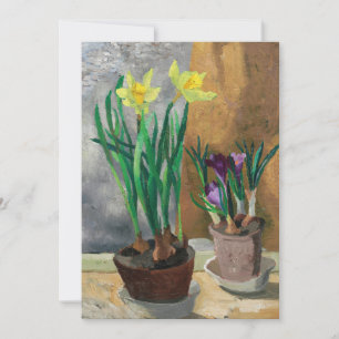 Crocuses and Daffodis in Pots   Christopher Wood