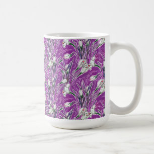 Crocuses, botanische Blumengarten-Blume Kaffeetasse