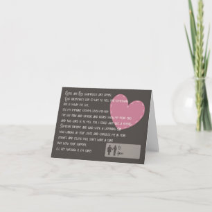 Crohn’s and Colitis Valentines Cards Feiertagskarte