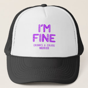 Crohn s & Colitis Warrior - ICH BIN FINE Truckerkappe