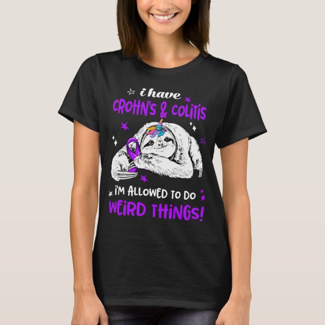 Crohn's & Colitis Awareness Month Ribbon Geschenke T-Shirt (Vorderseite)