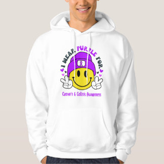 Crohn's & Colitis Awareness Ribbon Support Geschen Hoodie