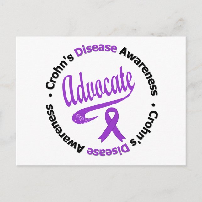 Crohns Disease Advocate Postkarte (Vorderseite)