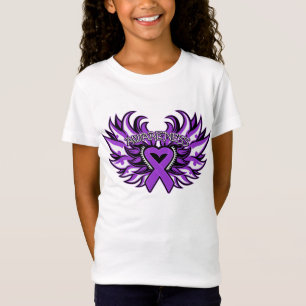 Crohns Krankheits-Bewusstseins-Herz Wings.png T-Shirt