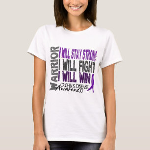 Crohns Krankheits-Krieger T-Shirt