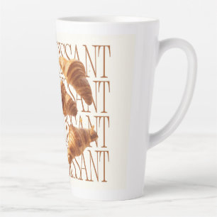 Croissant Ästhetik Food Poster – Französische Bäck Milchtasse