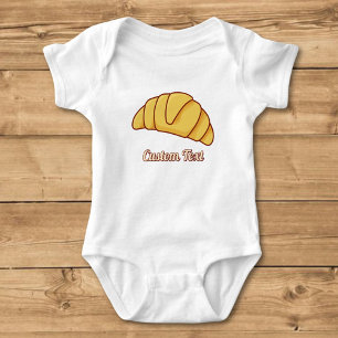 Croissant Baby Bodysuit Strampler
