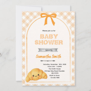 Croissant-Baby-Shower-Einladung  Einladung