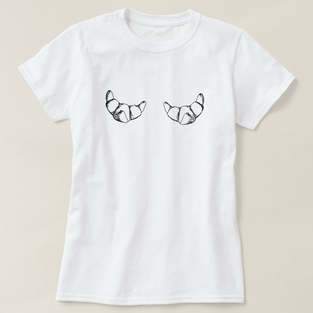 Croissant Backend Shirt (Design vorne)