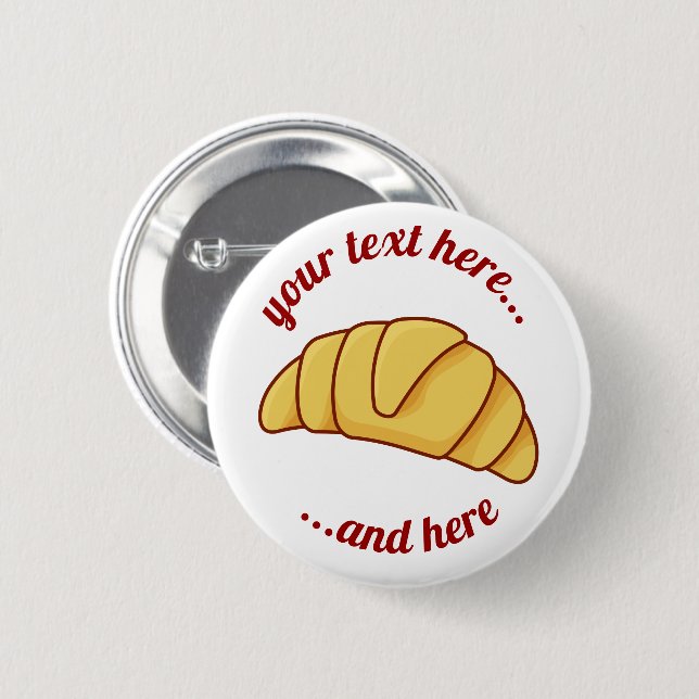 Croissant Button (Vorne & Hinten)