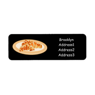 Croissant-Cartoon-Abbildung