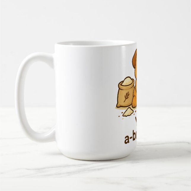 Croissant Dog Kaffeetasse (Links)