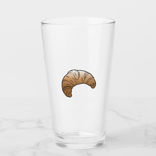 Croissant Glass Tumblers (Vorderseite)