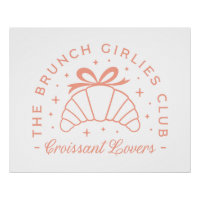 Croissant liebt rosa Bogen ästhetisch