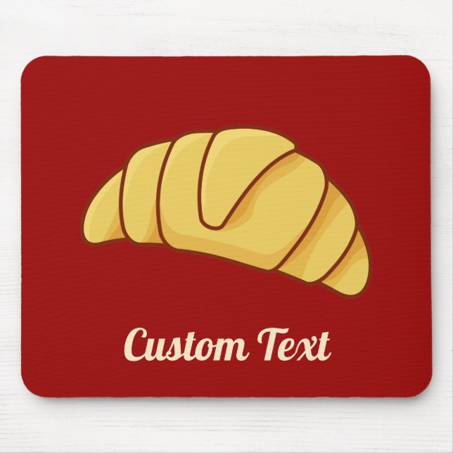 Croissant Mouse Pad Mousepad (Vorne)