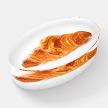 Croissant Papagewicht, lustige Backwaren