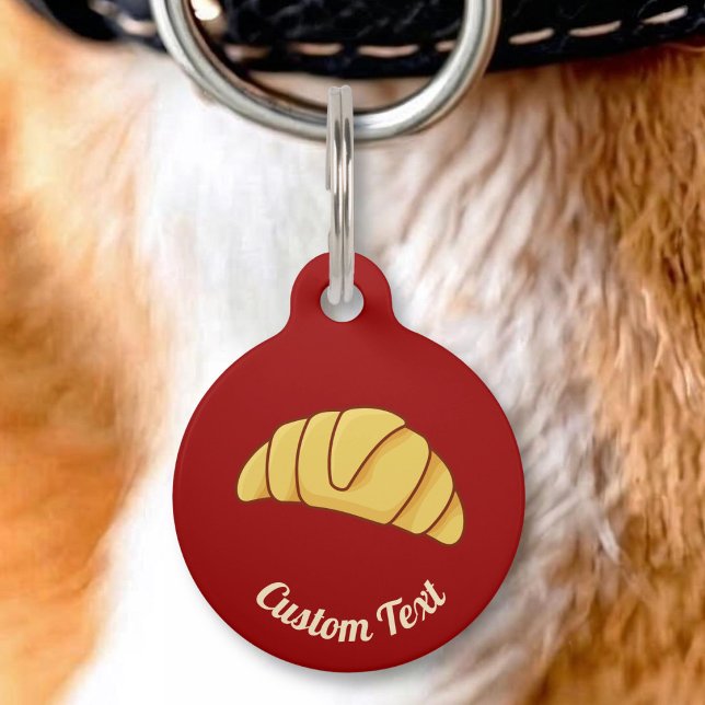 Croissant Pet ID Tag Haustiermarke (Von Creator hochgeladen)