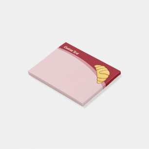 Croissant Post-it Klebezettel