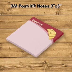 Croissant Post-it Klebezettel