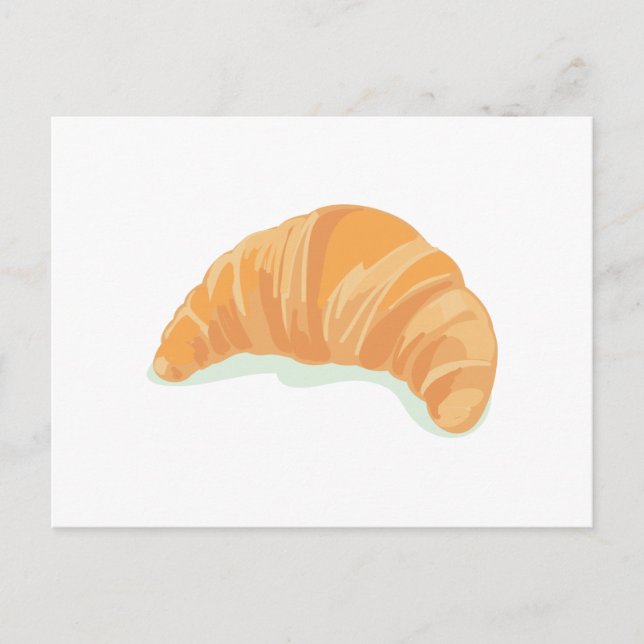 Croissant Postkarte (Vorderseite)