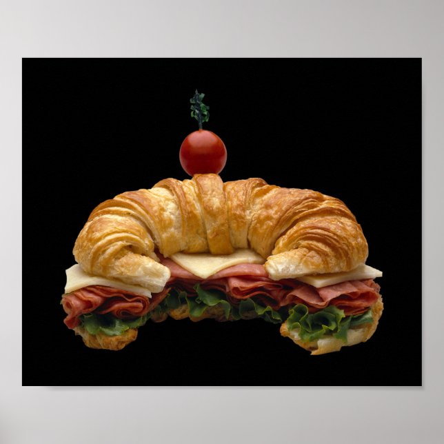 Croissant Sandwich Poster (Vorne)