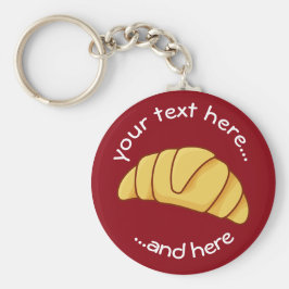 Croissant Schlüsselanhänger