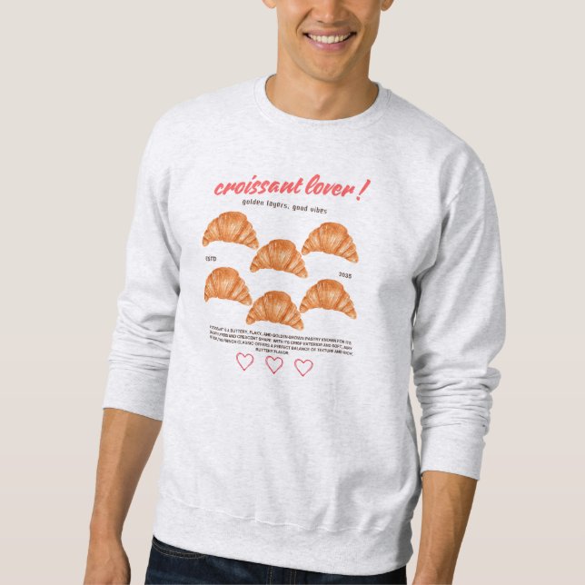 Croissant Sweatshirt (Vorderseite)