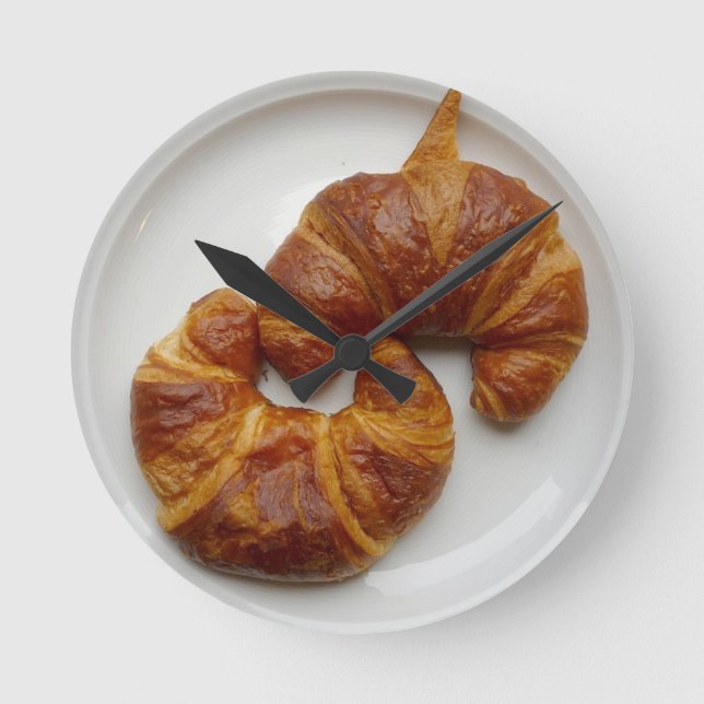 Croissant Wall Uhr (Vorderseite)