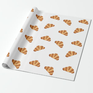 Croissant Wrapping Paper   Französisches Wrapping  Geschenkpapier
