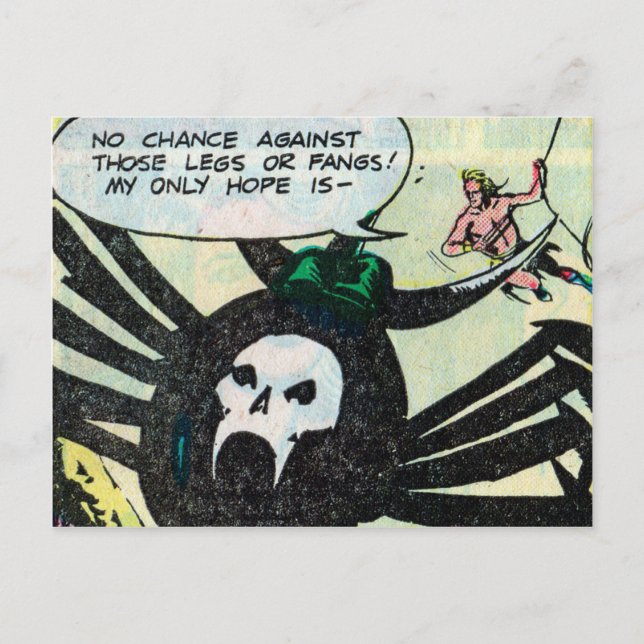 Crom und der Spider God of AKKA Postcard #3 von 3 Postkarte (Vorderseite)