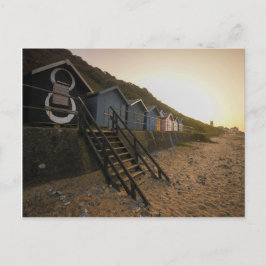 Cromer Beach Hütten Postkarte