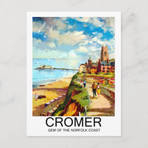 Cromer, Gem von Norfolk, England, Reisen Postkarte