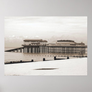 Cromer im Winter. Poster