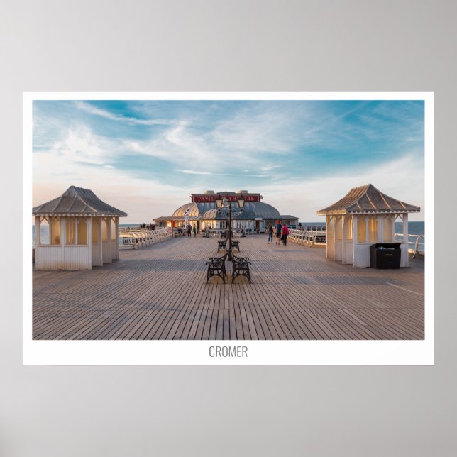 Cromer Pier, Norfolk, England Poster (Vorne)