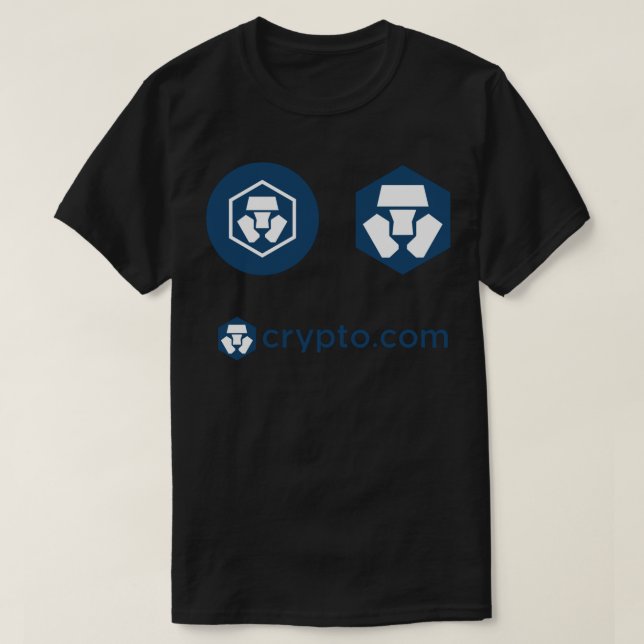 Cronos cryptowährung - Crypto.com Coin Cronos CRO T-Shirt (Design vorne)