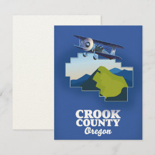 Crook County Oregon Karte