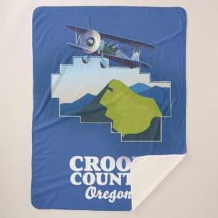 Crook Landkreis Oregon Karte Sherpadecke