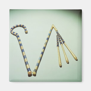 Crook und Flail, aus dem Grab von Tutankhamun Magnet